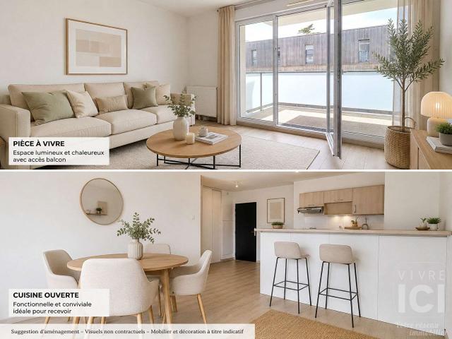Vente appartement 3 pièces Sautron 44