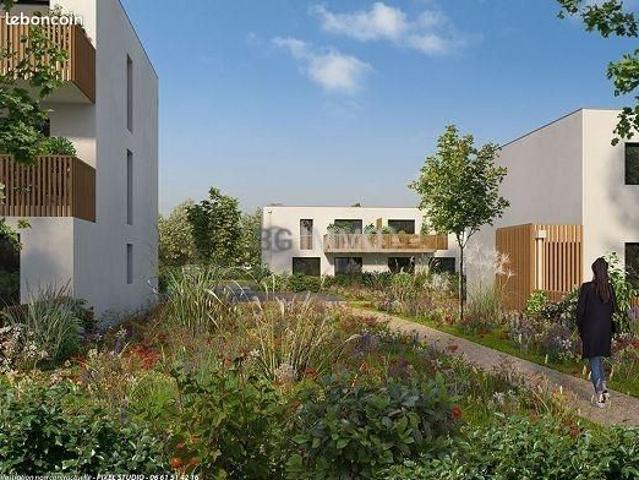 Vente | Appartement T3 | 3p | 2ch | 59.4 m² | Montoir de Bretagne | Expo Sud | Terrasse · Jardin