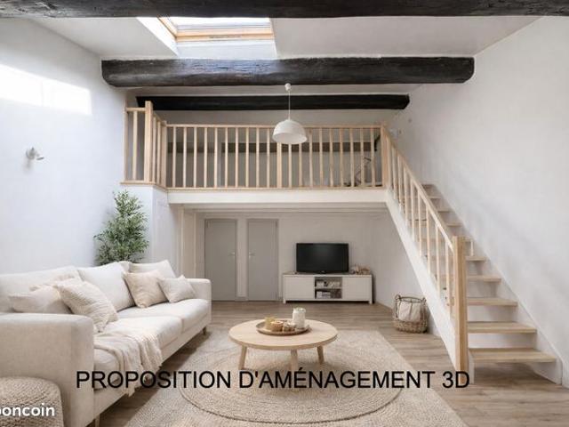 Appartement traversant 61m² | Centre ville Agde | Proximité commerces