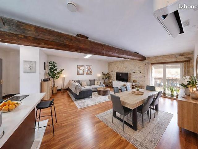 Vente | Appartement T3 | 3p | 2ch | 79.2 m² | Saint Romain de Jalionas | Balcon · Piscine