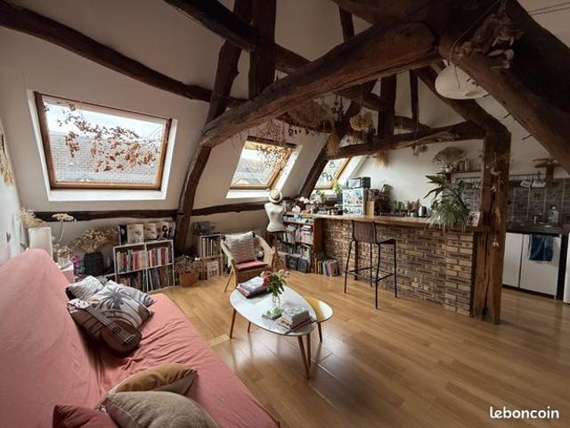 Vente | Appartement T2 | 2p | 1ch | 38.46 m² | Rouen | Jardin