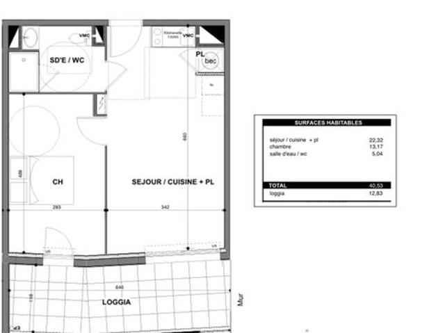 Vente | Appartement T2 | 2p | 1ch | 40.53 m² | Nîmes | Expo Est | Terrasse · Balcon