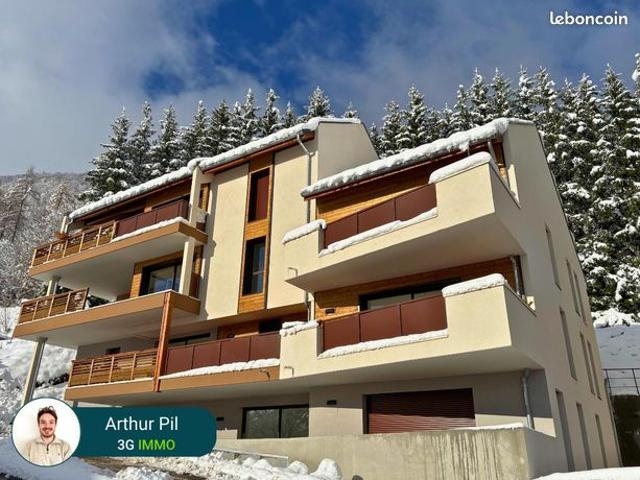Vente | Appartement T2 | 2p | 1ch | 50.6 m² | Lans en Vercors | Expo Sud Est | Terrasse · Balcon