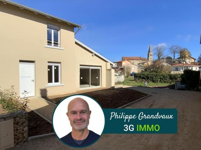 Vente | Appartement T2 | 2p | 1ch | 57 m² | Colombier Saugnieu | Expo Sud/Est | Terrasse · Jardin