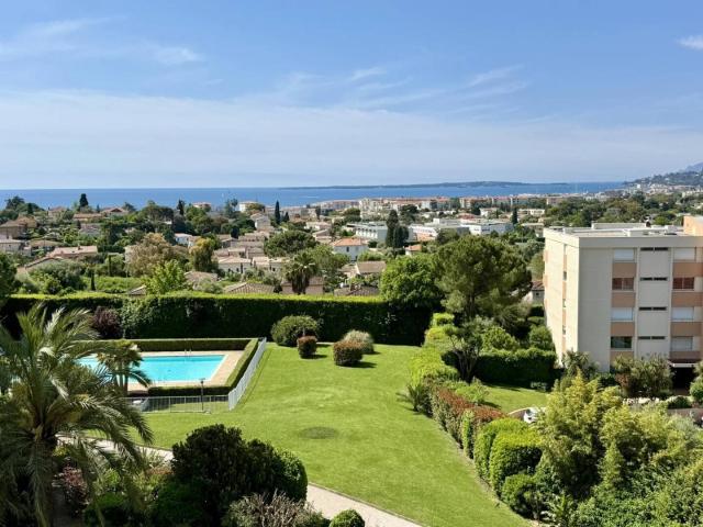 Vente appartement vue mer Antibes résidentiel