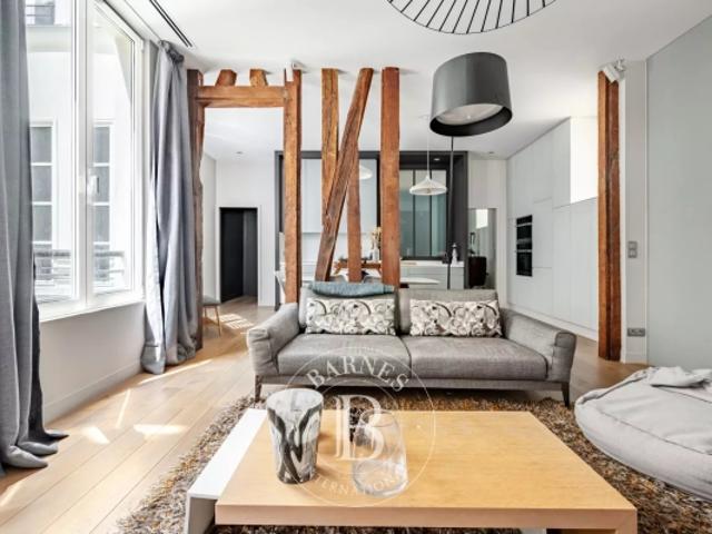 Vente appartement Paris 2 Opéra Rénové par architecte 2 chambres Ascenseur