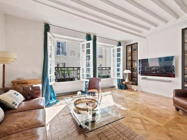 Vente appartement Paris 3 Rue des Francs Bourgeois Hôtel Particulier Rénové