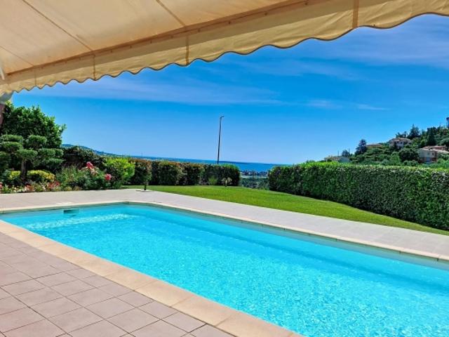 VENTE APT VILLA AVEC VUE PANORAMIQUE, JARDIN PRIVATIF ET PISCINE