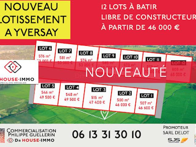 Vente Autre 500 m2 Yversay