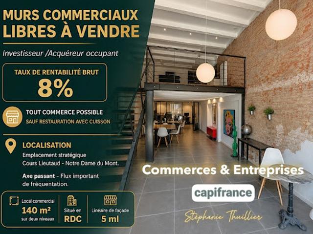 Vente Fond de commerce 5 pièces 140 m2 Marseille 6ème