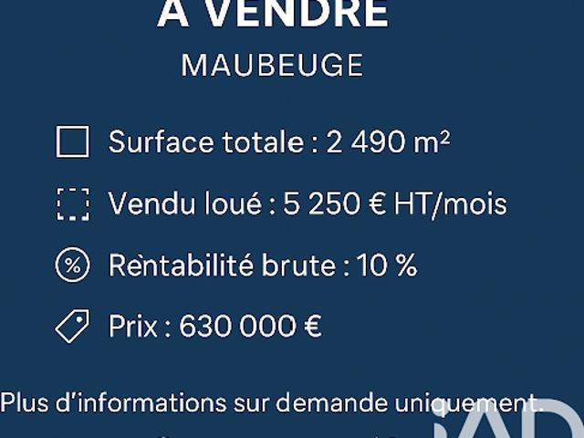 Vente Fond de commerce 0 pièces 2490 m2 Maubeuge