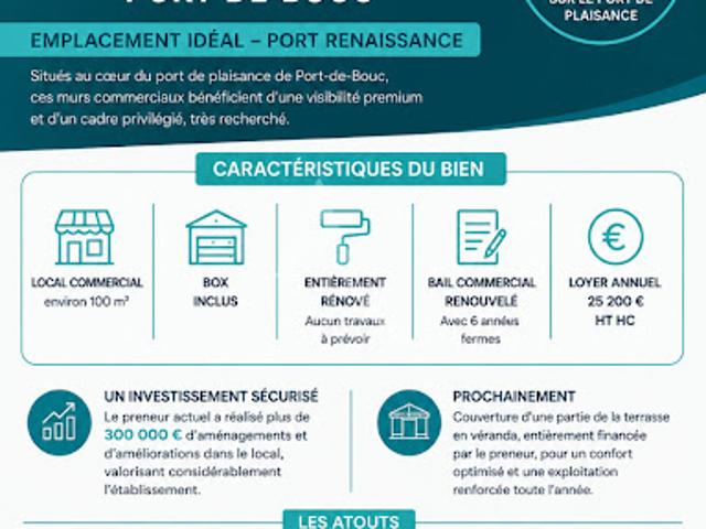 Vente Autre 100 m2 Port de Bouc