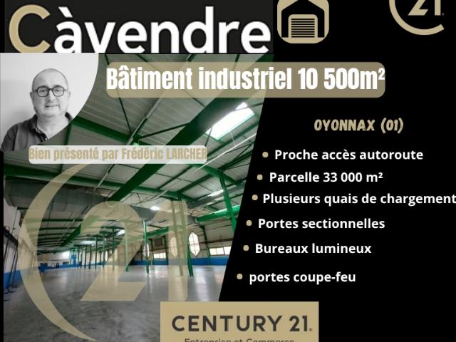 Vente bâtiment industriel Oyonnax Proche autoroute