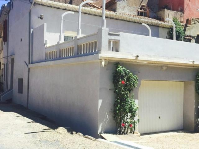 Vente Bédarieux maison 85m², 2ch, 1 bureau, terrasse, jardinet, garage et remises