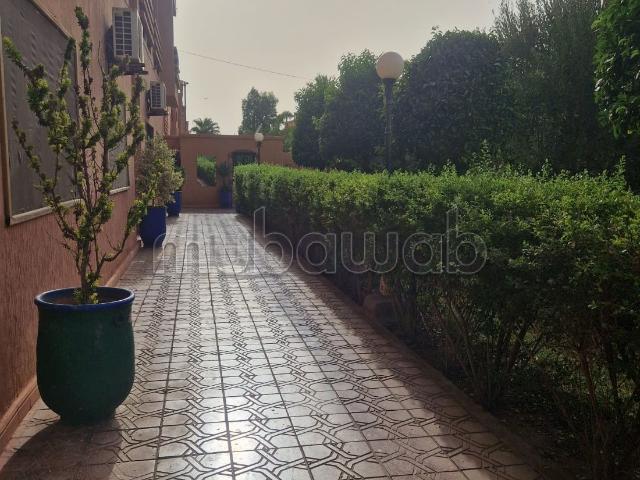 Vente bel APT meublé ac piscine à la palmeraie