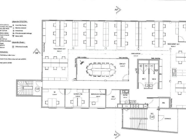 Vente bureaux Bordeaux Proche parking couvert