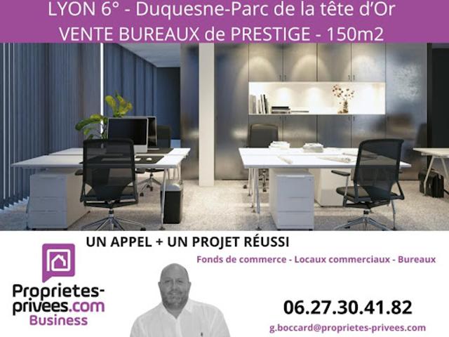 Vente Bureaux 150 m2 Lyon 6ème