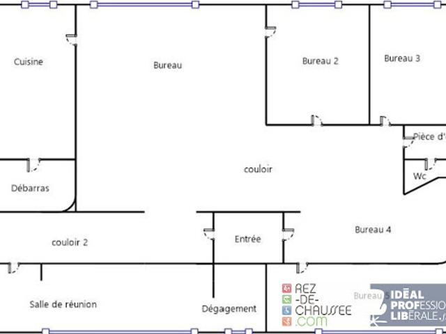 Vente Bureaux 4 pièces 121.05 m2 Clichy