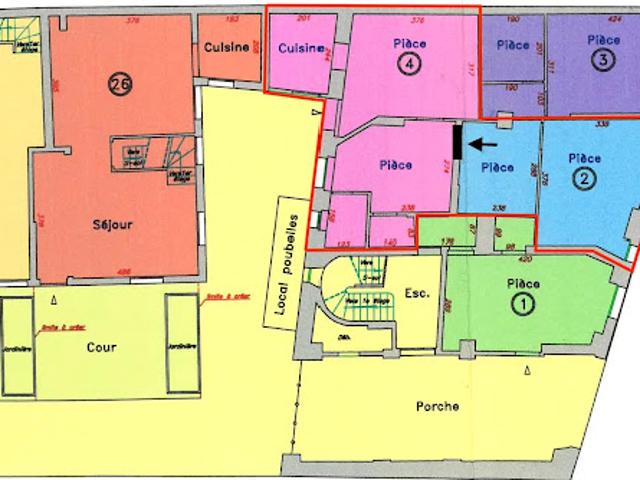 Vente Bureaux 4 pièces 46.43 m2 Paris 13ème