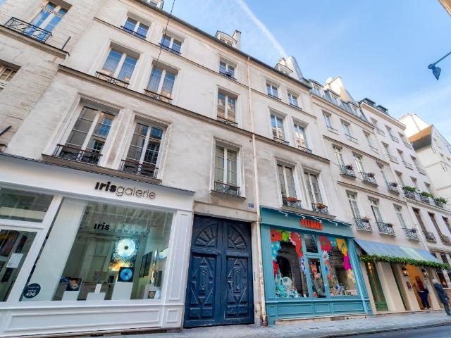 Vente bureau Paris 4 Île Saint Louis, accès Pont Marie