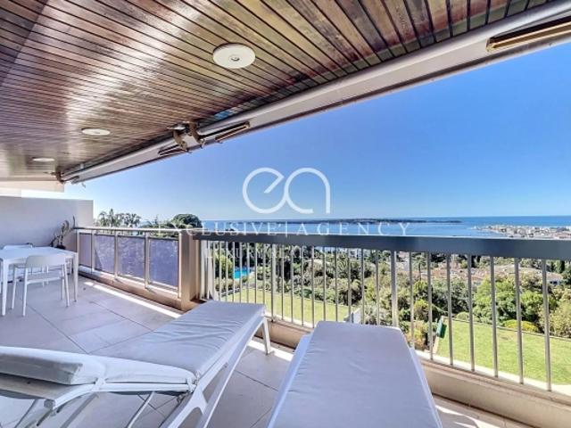 Vente Cannes 4 pièces 130m² dernier étage avec vue mer et piscine