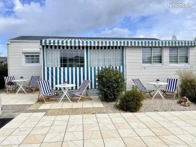 Vente | Chalet | 3p | 3ch | 40 m² | Talmont Saint Hilaire | Expo Sud | Terrasse · Jardin · Piscine