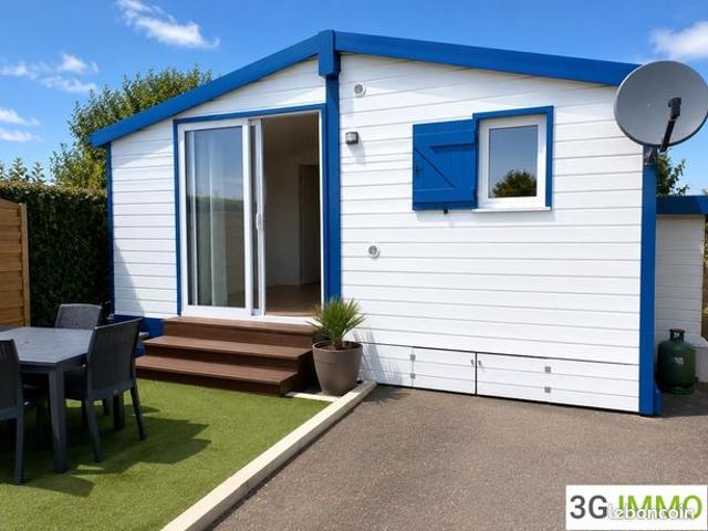 Vente | Chalet | 3p | 2ch | 36 m² | Talmont Saint Hilaire | Expo Sud | Terrasse · Piscine