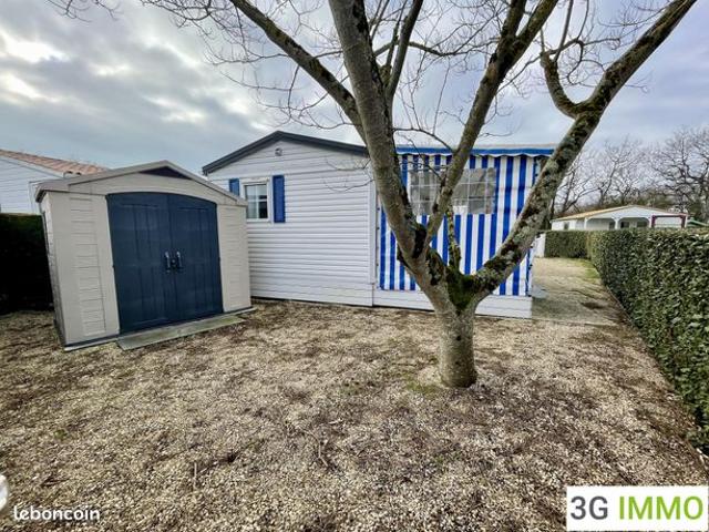 Vente | Chalet | 3p | 2ch | 33 m² | Talmont Saint Hilaire | Expo Sud | Terrasse · Jardin · Piscine