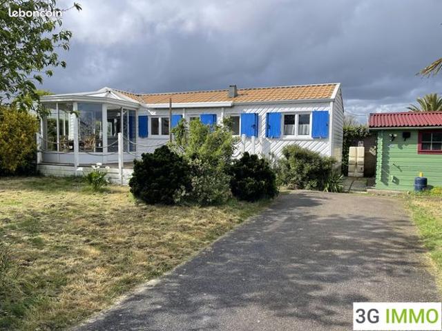 Vente | Chalet | 3p | 2ch | 53 m² | Talmont Saint Hilaire | Expo Sud | Terrasse · Balcon · Jardin
