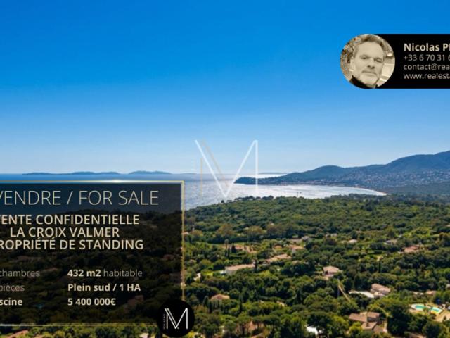 VENTE CONFIDENTIELLE / PROPRIÉTÉ DE STANDING VUE MER