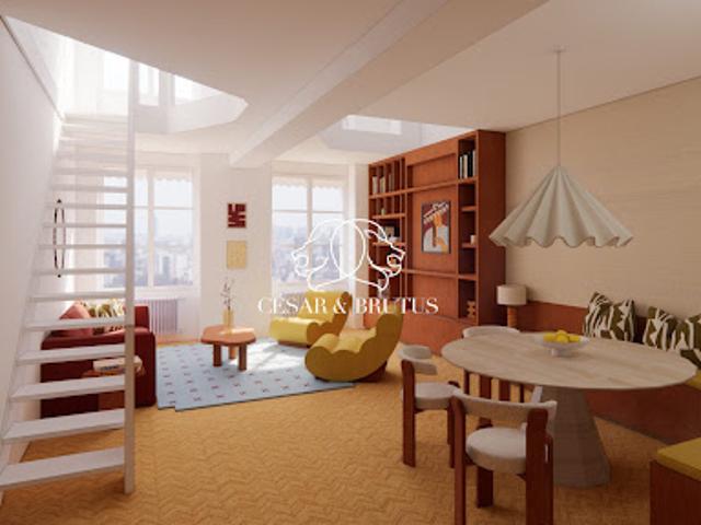 Vente Duplex 3 pièces 135 m2 Lyon 2ème