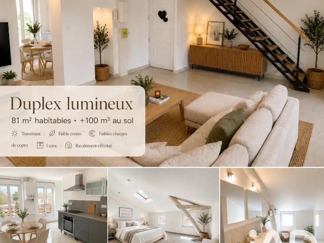 Vente Duplex 3 pièces