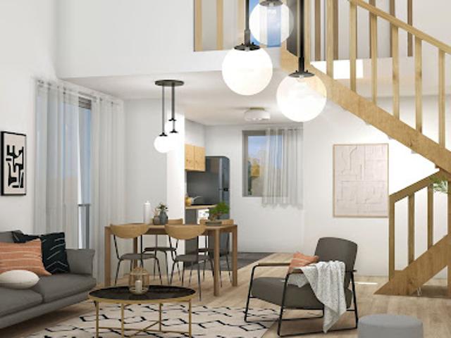 Vente Duplex 3 pièces 63 m2 Dijon