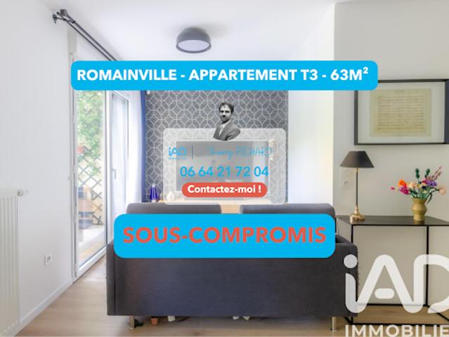 Vente Duplex 3 pièces 63 m2 Romainville