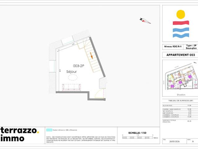 Vente Duplex 3 pièces 65.29 m2 Nice
