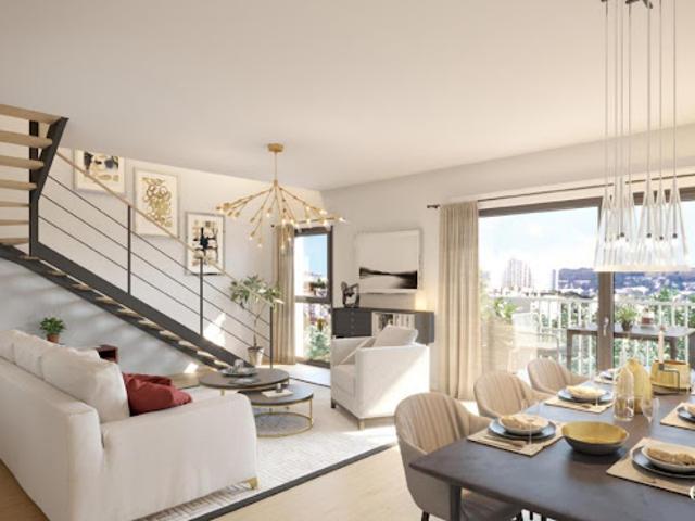 Vente Duplex 3 pièces 70 m2 Saint Denis