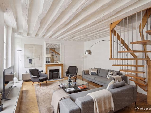 Vente Duplex 3 pièces 95 m2 Paris 6ème