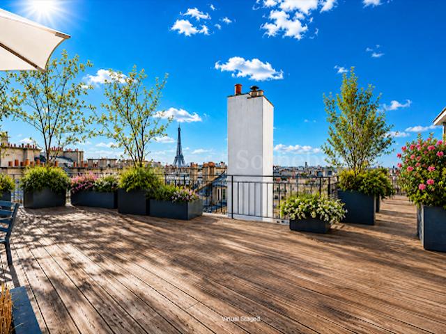 Vente Duplex 5 pièces 136.95 m2 Paris 16ème