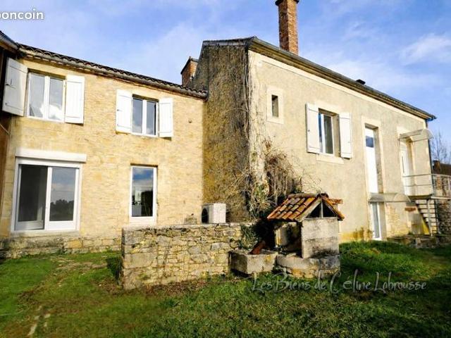 Vente | Ensemble de 2 maisons | 13p | 9ch | 262 m² | Savignac les Églises | Jardin