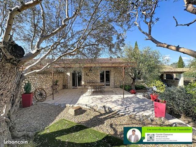 Vente | Ensemble de 2 maisons | 7p | 5ch | 192 m² | Montignargues | Expo Sud | Terrasse · Jardin · Piscine