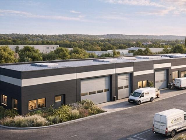 Vente entrepôt neuf Saint Laurent des Arbres ZAC Tésan
