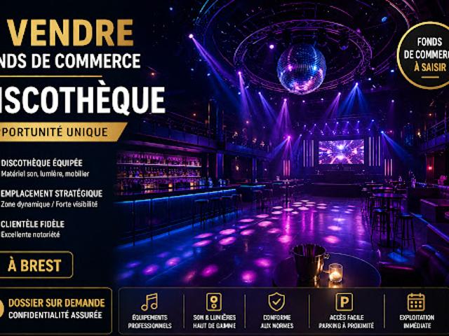 Vente Fond de commerce 0 m2 Brest