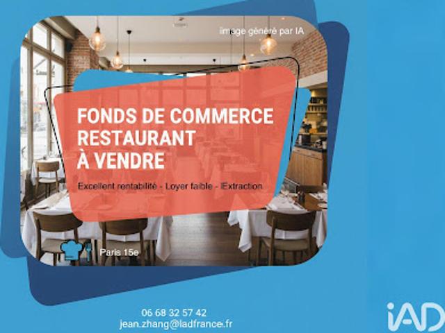 Vente Fond de commerce 0 pièces 100 m2 Paris 15ème