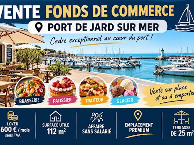 Vente Fond de commerce 0 pièces 112 m2 Les Sables d'Olonne