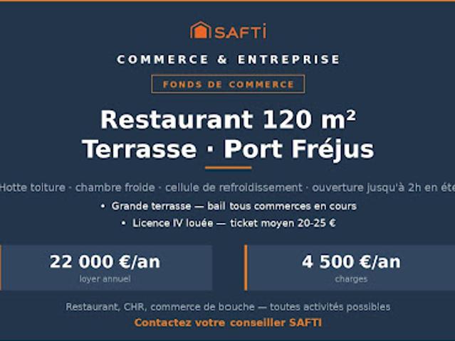 Vente Fond de commerce 0 pièces 120 m2 Frejus