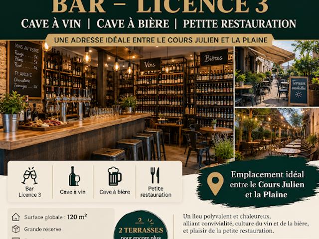 Vente Fond de commerce 0 pièces 120 m2 Marseille 6ème