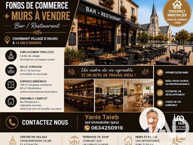 Vente Fond de commerce 0 pièces 320 m2 Briollay