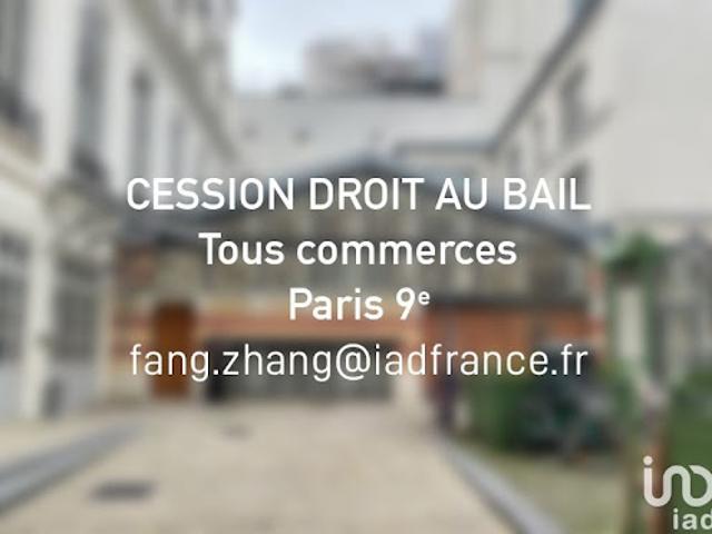 Vente Fond de commerce 0 pièces 42 m2 Paris 9ème