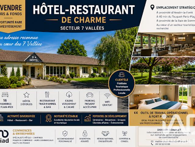 Vente Fond de commerce 0 pièces 500 m2 Hesdin