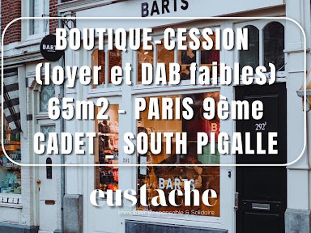 Vente Fond de commerce 0 pièces 65 m2 Paris 9ème